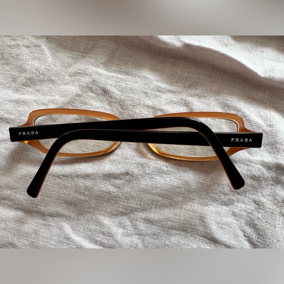 Vintage Prada Glasses Black and Orange - Picture 3 of 4